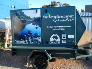 Landcare display trailer